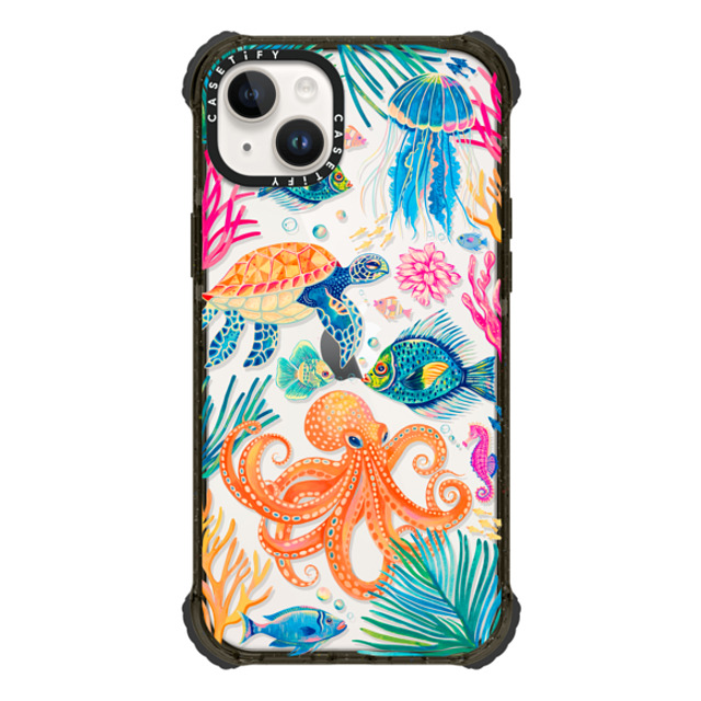 Grace Andersson x CASETiFY iPhone 14 Plus Case Animal,Nature ブラック ウルトラインパクトケース Under the Sea 2 by Grace Andersson Mother's Day Grace Andersson x CASETiFY iPhone 14 Plus Case Animal,Nature ブラック ウルトラインパクトケース Under the Sea 2 by Grace Andersson Mother's Day