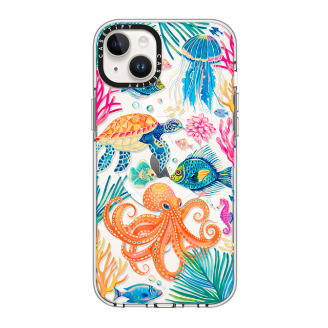 Grace Andersson x CASETiFY iPhone 14 Plus Case Animal,Nature Clear Clear Case MagSafe Compatible Under the Sea 2 by Grace Andersson Father's Day Grace Andersson x CASETiFY iPhone 14 Plus Case Animal,Nature Clear Clear Case MagSafe Compatible Under the Sea 2 by Grace Andersson Father's Day