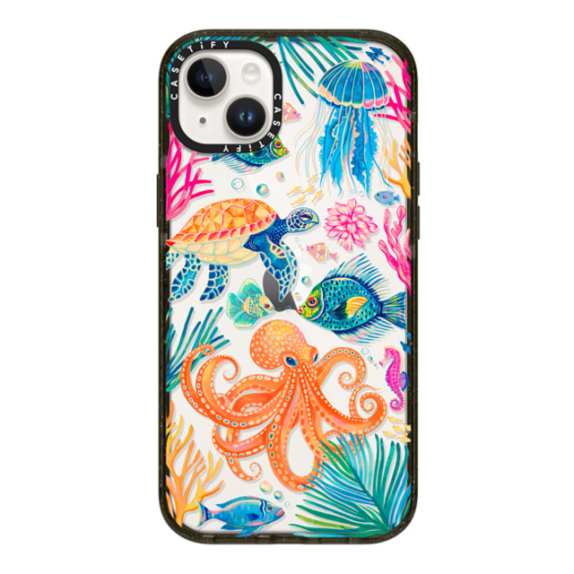 Grace Andersson x CASETiFY iPhone 14 Plus Case Black Impact Case Under the Sea 2 by Grace Andersson Grace Andersson x CASETiFY iPhone 14 Plus Case Black Impact Case Under the Sea 2 by Grace Andersson