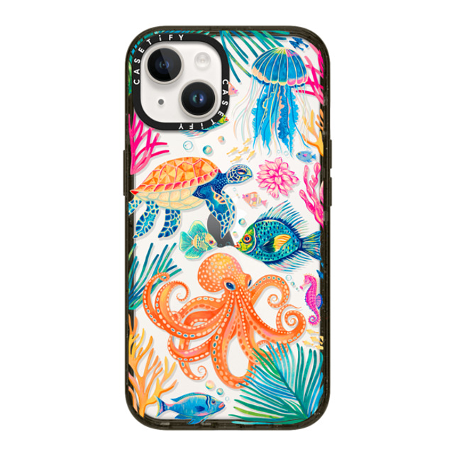 Grace Andersson x CASETiFY iPhone 14 ケース ブラック インパクトケース Under the Sea 2 by Grace Andersson