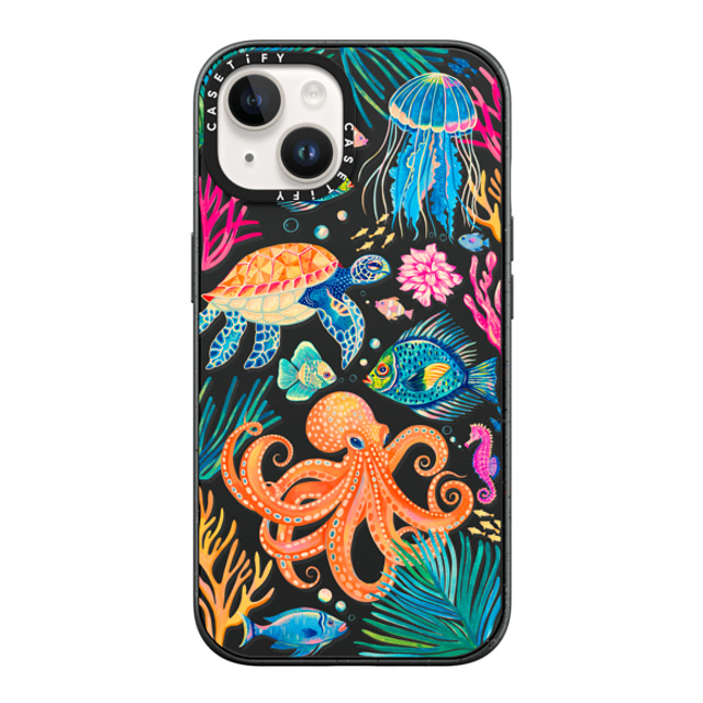 Grace Andersson x CASETiFY iPhone 14 Case Animal,Nature マットブラック インパクトケース Under the Sea 2 by Grace Andersson Mother's Day Grace Andersson x CASETiFY iPhone 14 Case Animal,Nature マットブラック インパクトケース Under the Sea 2 by Grace Andersson Mother's Day