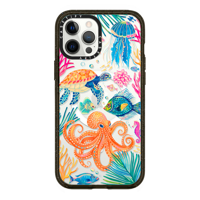 Grace Andersson x CASETiFY iPhone 12 Pro Max Case Animal,Nature Black Impact Case MagSafe Compatible Under the Sea 2 by Grace Andersson Father's Day Grace Andersson x CASETiFY iPhone 12 Pro Max Case Animal,Nature Black Impact Case MagSafe Compatible Under the Sea 2 by Grace Andersson Father's Day