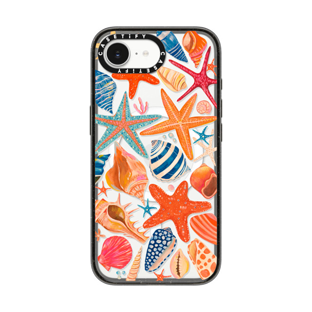Grace Andersson x CASETiFY iPhone 16e Case Animal,Nature Black Impact Case MagSafe Compatible Sea Shells by Grace Andersson Back to School Grace Andersson x CASETiFY iPhone 16e Case Animal,Nature Black Impact Case MagSafe Compatible Sea Shells by Grace Andersson Back to School