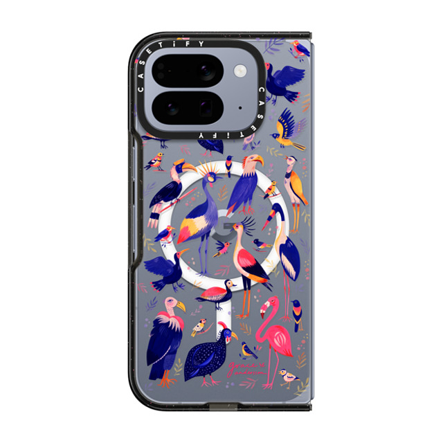Grace Andersson x CASETiFY Pixel 10 Pro Fold �P�[�X Yes �u���b�N �}�O�l�b�g�� �C���p�N�g�P�[�X Safari Aviary