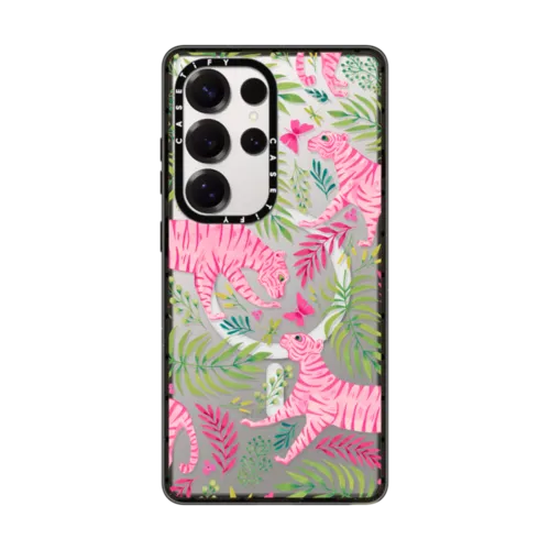 Galaxy S25 Ultra - Pink Tigers by Grace Andersson