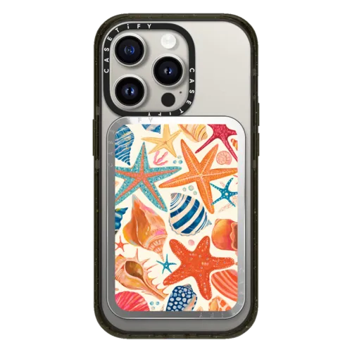 Snappy Cardholder Stand - Sea Shells by Grace Andersson