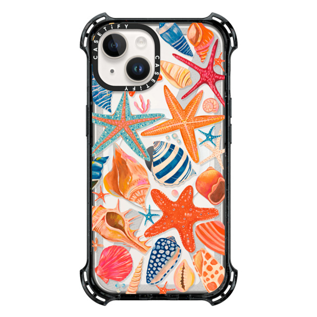 Grace Andersson x CASETiFY iPhone 14 Case Animal,Nature Black バウンスケース Sea Shells by Grace Andersson Father's Day Grace Andersson x CASETiFY iPhone 14 Case Animal,Nature Black バウンスケース Sea Shells by Grace Andersson Father's Day