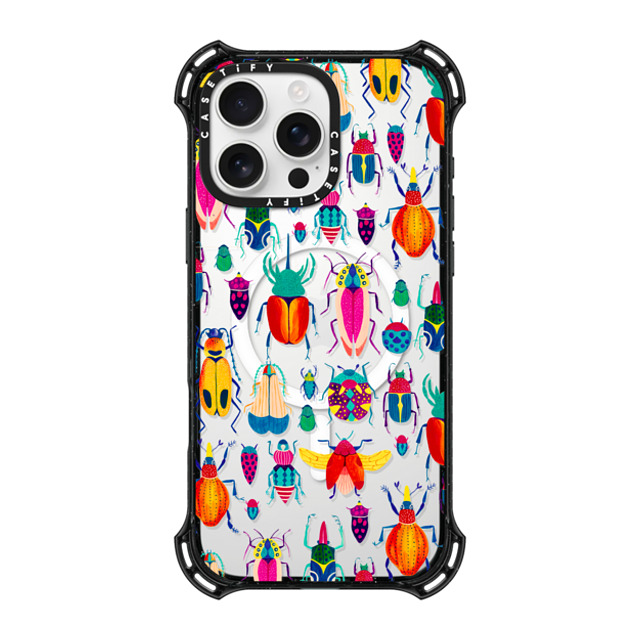 Grace Andersson x CASETiFY iPhone 16 Pro Max ケース ブラック バウンスケース Bugs by Grace Andersson