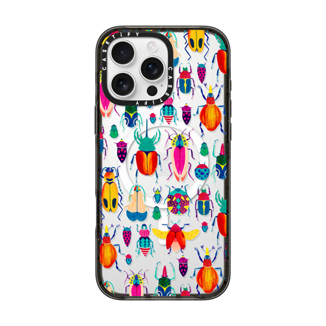 Grace Andersson x CASETiFY iPhone 16 Pro Max ケース ブラック インパクトケース MagSafe対応 Bugs by Grace Andersson