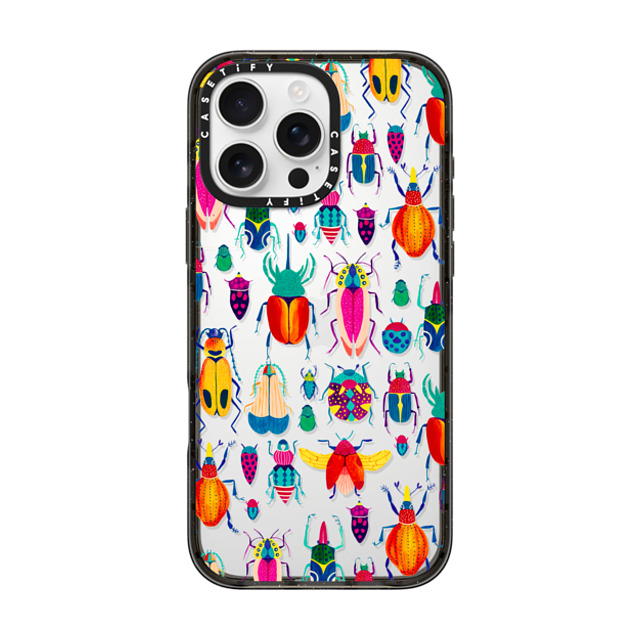 Grace Andersson x CASETiFY iPhone 16 Pro Max ケース ブラック インパクトケース Bugs by Grace Andersson