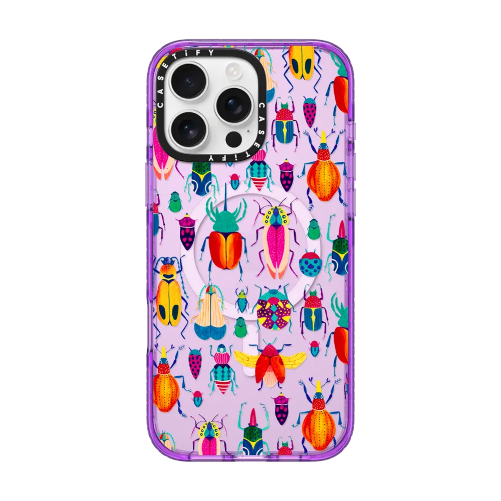 Impact iPhone 16 Pro Max Case MagSafe Compatible - Bugs by Grace Andersson