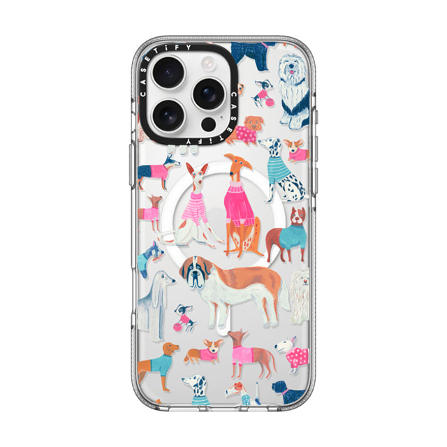 Grace Andersson x CASETiFY iPhone 16 Pro Max ケース クリア クリア ケース MagSafe対応 Dogs by Grace Andersson