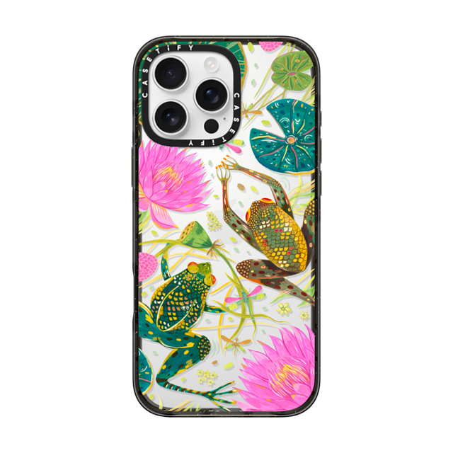 Grace Andersson x CASETiFY iPhone 16 Pro Max Case Animal,Nature Black Impact Case A Lily Pond by Grace Andersson Mother's Day Grace Andersson x CASETiFY iPhone 16 Pro Max Case Animal,Nature Black Impact Case A Lily Pond by Grace Andersson Mother's Day