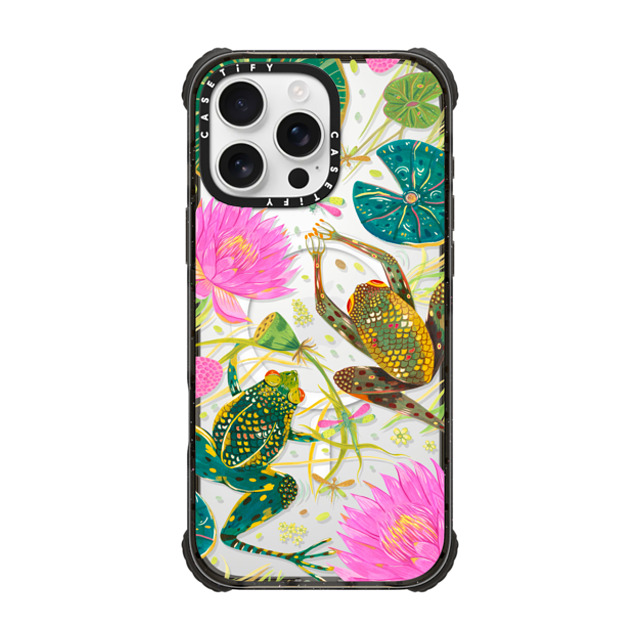 Grace Andersson x CASETiFY iPhone 16 Pro Max Case Animal,Nature Black ウルトラ インパクトケース MagSafe 対応 A Lily Pond by Grace Andersson Mother's Day Grace Andersson x CASETiFY iPhone 16 Pro Max Case Animal,Nature Black ウルトラ インパクトケース MagSafe 対応 A Lily Pond by Grace Andersson Mother's Day