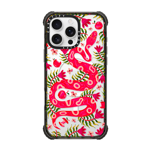 Grace Andersson x CASETiFY iPhone 16 Pro Max ケース Dragon,Snake ブラック ウルトラ インパクトケース MagSafe 対応 Garden of Eden by Grace Andersson Back to School Grace Andersson x CASETiFY iPhone 16 Pro Max ケース Dragon,Snake ブラック ウルトラ インパクトケース MagSafe 対応 Garden of Eden by Grace Andersson Back to School