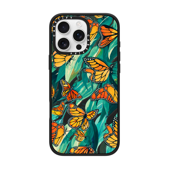 Grace Andersson x CASETiFY iPhone 16 Pro Max Case Animal,Nature マットブラック Impact Case MagSafe Compatible The Monarch by Grace Andersson Mother's Day Grace Andersson x CASETiFY iPhone 16 Pro Max Case Animal,Nature マットブラック Impact Case MagSafe Compatible The Monarch by Grace Andersson Mother's Day