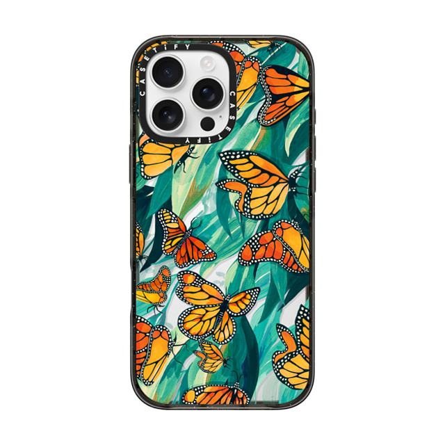 Grace Andersson x CASETiFY iPhone 16 Pro Max Case Animal,Nature Black Impact Case The Monarch by Grace Andersson Mother's Day Grace Andersson x CASETiFY iPhone 16 Pro Max Case Animal,Nature Black Impact Case The Monarch by Grace Andersson Mother's Day