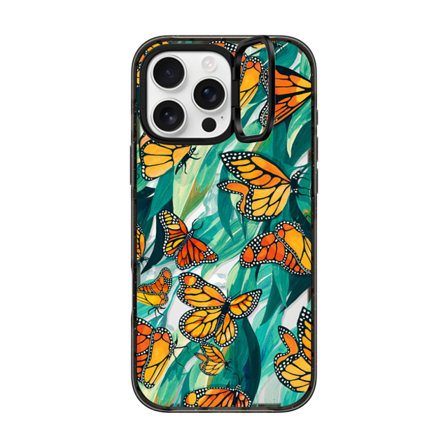 Grace Andersson x CASETiFY iPhone 16 Pro Max Case Animal,Nature Black インパクトリングスタンドケース MagSafe対応 The Monarch by Grace Andersson Mother's Day Grace Andersson x CASETiFY iPhone 16 Pro Max Case Animal,Nature Black インパクトリングスタンドケース MagSafe対応 The Monarch by Grace Andersson Mother's Day