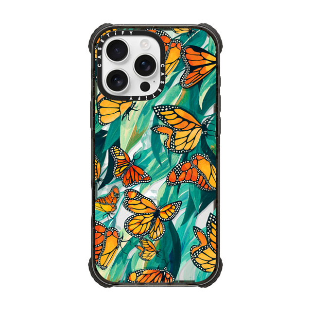 Grace Andersson x CASETiFY iPhone 16 Pro Max Case Animal,Nature Black ウルトラ インパクトケース MagSafe 対応 The Monarch by Grace Andersson Mother's Day Grace Andersson x CASETiFY iPhone 16 Pro Max Case Animal,Nature Black ウルトラ インパクトケース MagSafe 対応 The Monarch by Grace Andersson Mother's Day