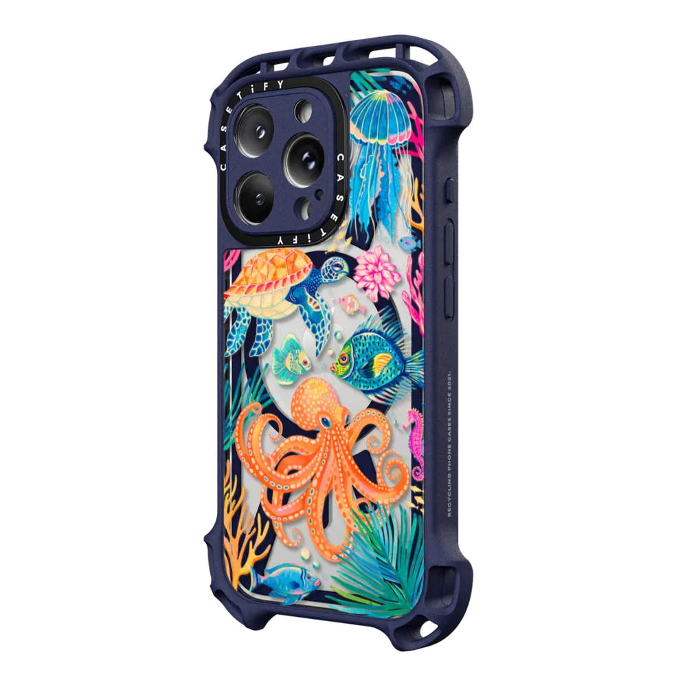 Ultra Bounce iPhone 16 Pro Max Case MagSafe Compatible - Under the Sea 2 by Grace Andersson