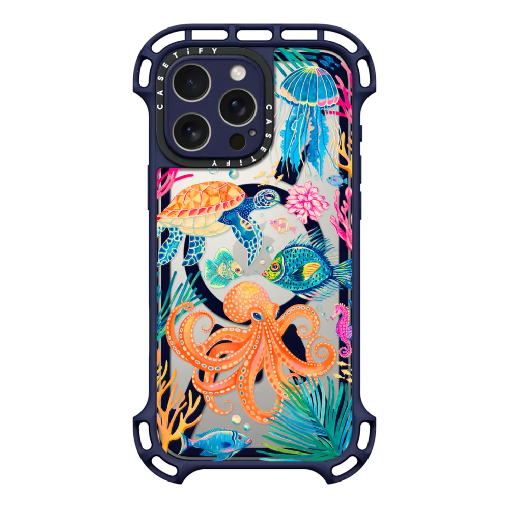 Ultra Bounce iPhone 16 Pro Max Case MagSafe Compatible - Under the Sea 2 by Grace Andersson