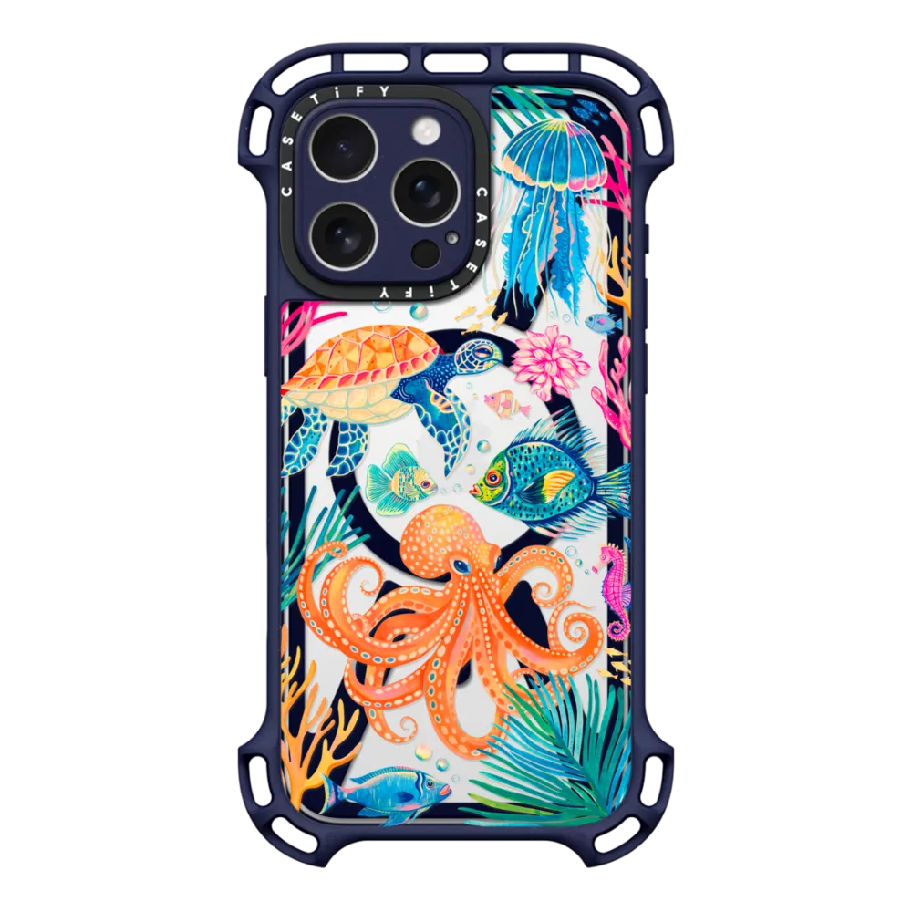 Ultra Bounce iPhone 16 Pro Max Case MagSafe Compatible - Under the Sea 2 by Grace Andersson