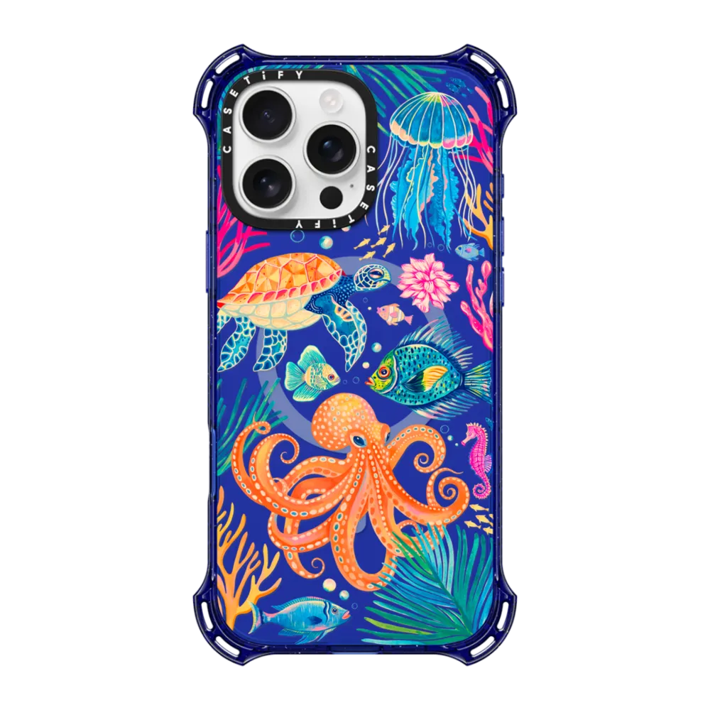 Bounce iPhone 16 Pro Max Case MagSafe Compatible - Under the Sea 2 by Grace Andersson