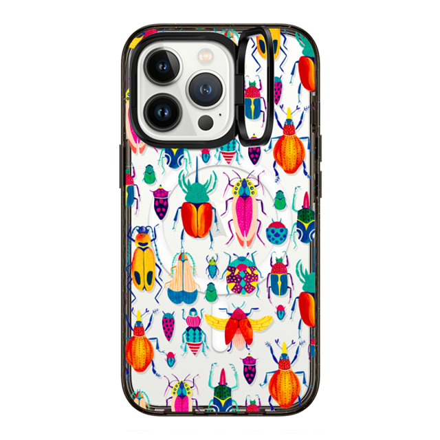 Grace Andersson x CASETiFY iPhone 13 Pro Case Animal,Nature Black インパクトリングスタンドケース MagSafe対応 Bugs by Grace Andersson Father's Day Grace Andersson x CASETiFY iPhone 13 Pro Case Animal,Nature Black インパクトリングスタンドケース MagSafe対応 Bugs by Grace Andersson Father's Day
