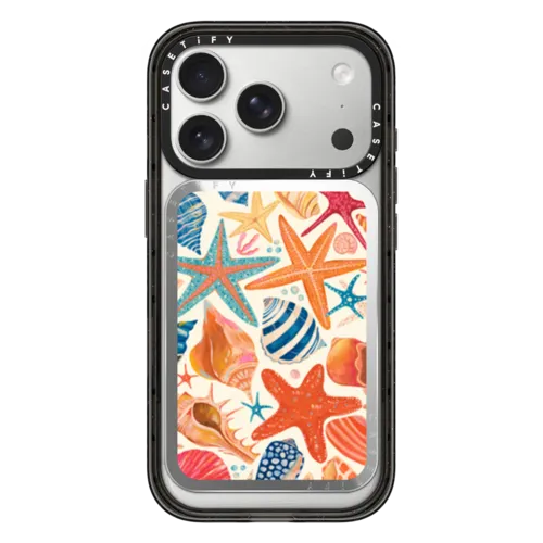 Snappy Cardholder Stand - Sea Shells by Grace Andersson