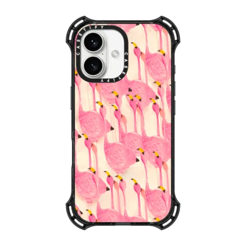 iPhone 16 - Flamingo March by Grace Andersson