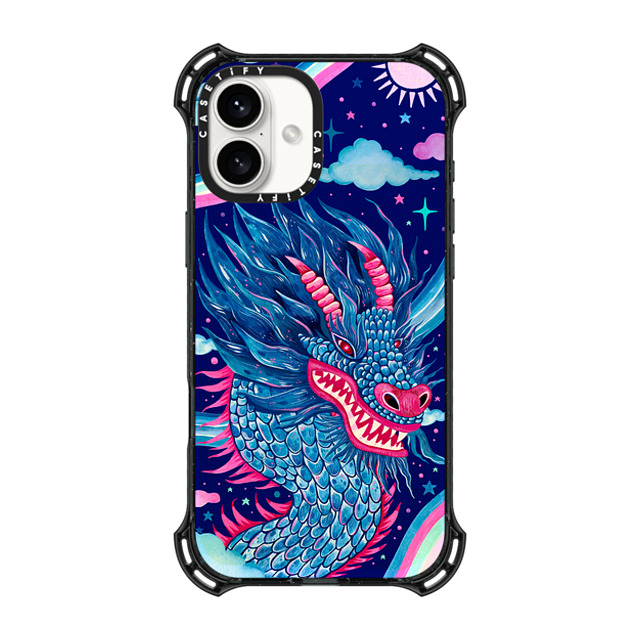 Grace Andersson x CASETiFY iPhone 16 Plus Case Black バウンスケース Year of the Dragon by Grace Andersson Grace Andersson x CASETiFY iPhone 16 Plus Case Black バウンスケース Year of the Dragon by Grace Andersson