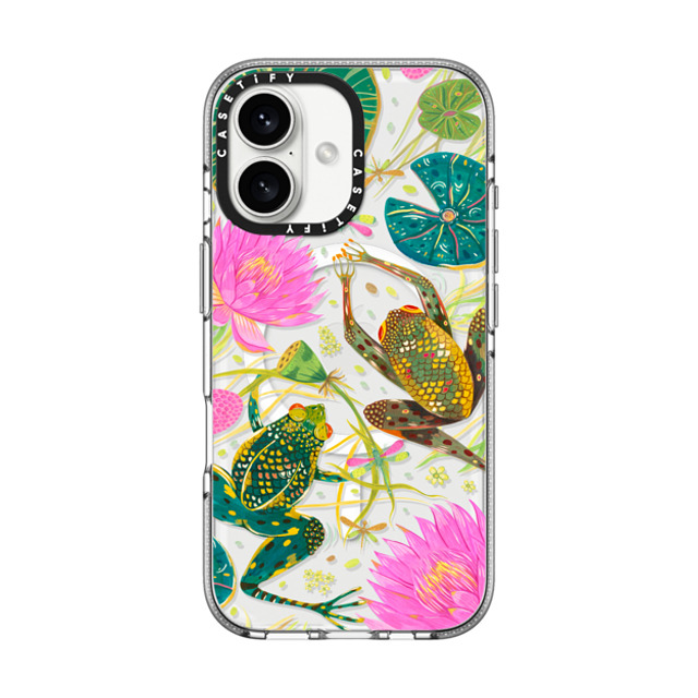 Grace Andersson x CASETiFY iPhone 16 Case Animal,Nature クリア クリア ケース MagSafe対応 A Lily Pond by Grace Andersson Mother's Day Grace Andersson x CASETiFY iPhone 16 Case Animal,Nature クリア クリア ケース MagSafe対応 A Lily Pond by Grace Andersson Mother's Day