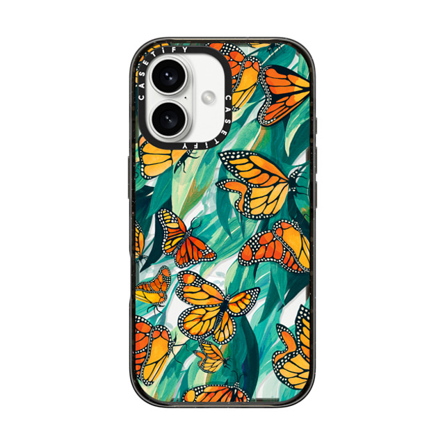 Grace Andersson x CASETiFY iPhone 16 Case Animal,Nature Black Impact Case MagSafe Compatible The Monarch by Grace Andersson Mother's Day Grace Andersson x CASETiFY iPhone 16 Case Animal,Nature Black Impact Case MagSafe Compatible The Monarch by Grace Andersson Mother's Day