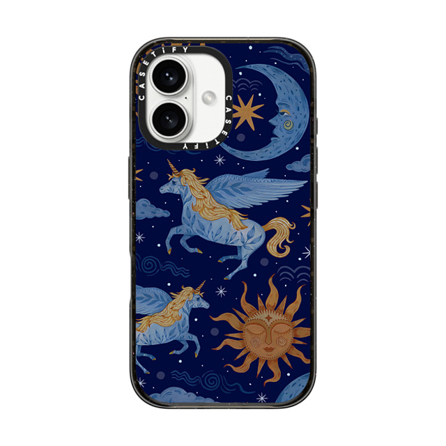 Grace Andersson x CASETiFY iPhone 16 ケース ブラック インパクトケース MagSafe対応 Sweet Dreams by Grace Andersson