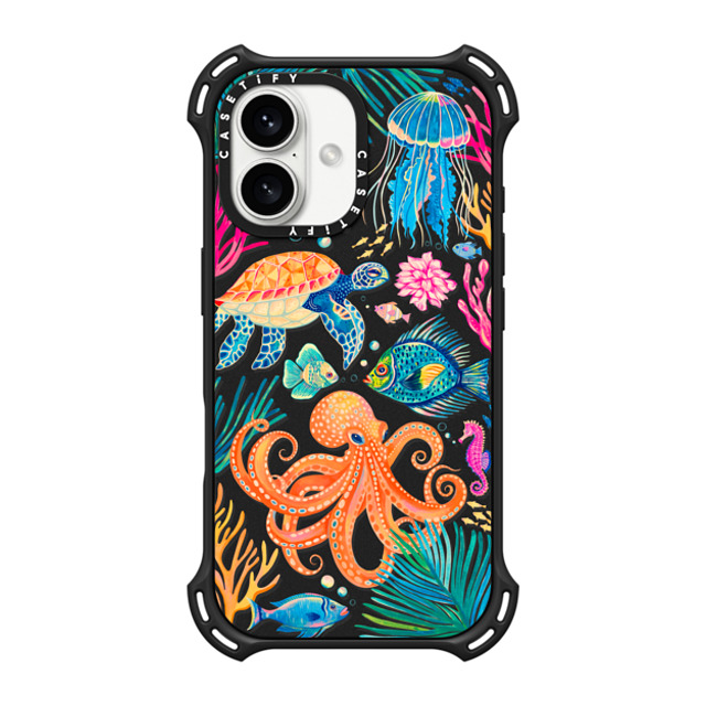 Grace Andersson x CASETiFY iPhone 16 Case Animal,Nature Matte Black バウンスケース Under the Sea 2 by Grace Andersson Father's Day Grace Andersson x CASETiFY iPhone 16 Case Animal,Nature Matte Black バウンスケース Under the Sea 2 by Grace Andersson Father's Day