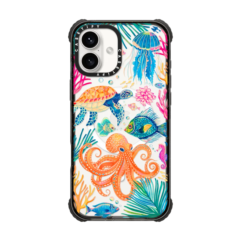 Ultra Impact iPhone 16 Plus Case MagSafe Compatible - Under the Sea 2 by Grace Andersson