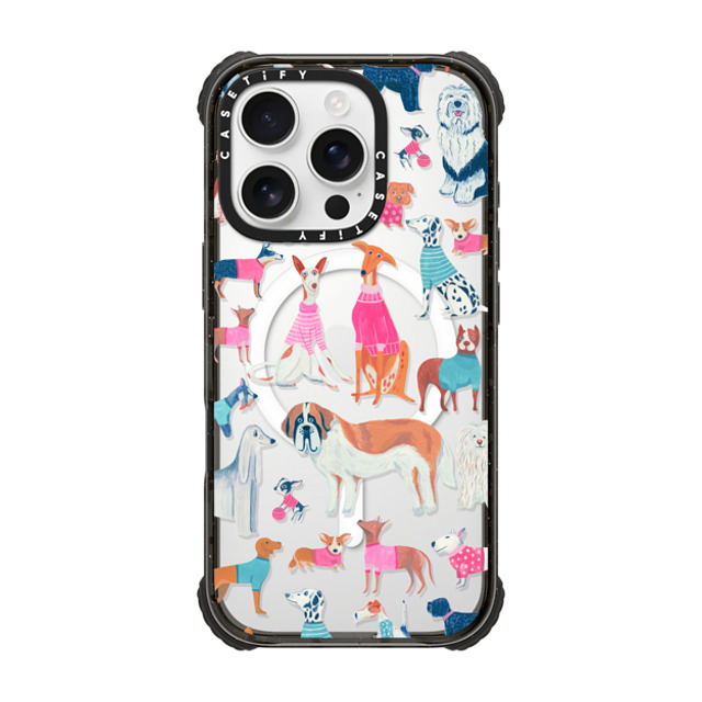 Grace Andersson x CASETiFY iPhone 16 Pro Case Dog,Animal ブラック ウルトラ インパクトケース MagSafe 対応 Dogs by Grace Andersson Mother's Day Grace Andersson x CASETiFY iPhone 16 Pro Case Dog,Animal ブラック ウルトラ インパクトケース MagSafe 対応 Dogs by Grace Andersson Mother's Day