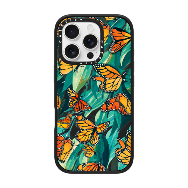 Grace Andersson x CASETiFY iPhone 16 Pro ケース Animal,Nature マットブラック インパクトケース MagSafe対応 The Monarch by Grace Andersson Father's Day Grace Andersson x CASETiFY iPhone 16 Pro ケース Animal,Nature マットブラック インパクトケース MagSafe対応 The Monarch by Grace Andersson Father's Day