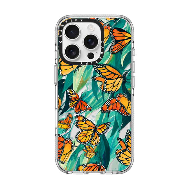 Grace Andersson x CASETiFY iPhone 16 Pro Case Animal,Nature Clear Clear Case MagSafe Compatible The Monarch by Grace Andersson Mother's Day Grace Andersson x CASETiFY iPhone 16 Pro Case Animal,Nature Clear Clear Case MagSafe Compatible The Monarch by Grace Andersson Mother's Day