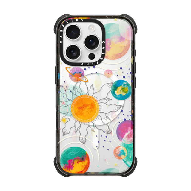 Grace Andersson x CASETiFY iPhone 16 Pro Case Black ウルトラ インパクトケース MagSafe 対応 Intergalactic by Grace Andersson Grace Andersson x CASETiFY iPhone 16 Pro Case Black ウルトラ インパクトケース MagSafe 対応 Intergalactic by Grace Andersson