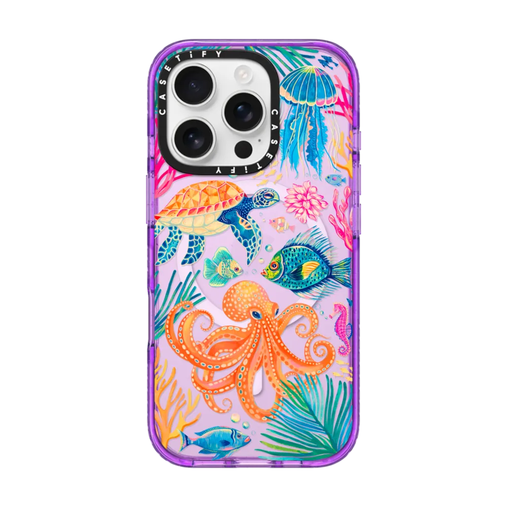 Impact iPhone 16 Pro Case MagSafe Compatible - Under the Sea 2 by Grace Andersson