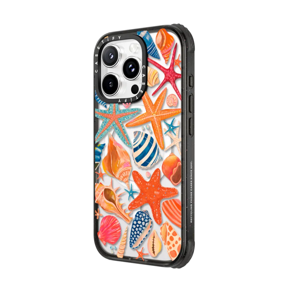 Ultra Impact iPhone 16 Pro Max Case MagSafe Compatible - Sea Shells by Grace Andersson