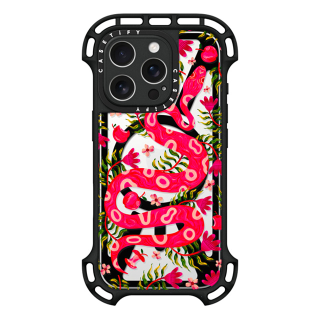 Grace Andersson x CASETiFY iPhone 16 Pro Case Black ウルトラ バウンスケース MagSafe対応 Garden of Eden by Grace Andersson Grace Andersson x CASETiFY iPhone 16 Pro Case Black ウルトラ バウンスケース MagSafe対応 Garden of Eden by Grace Andersson