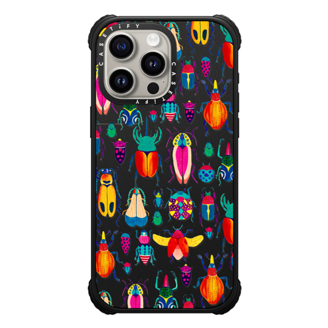 Grace Andersson x CASETiFY iPhone 15 Pro Max Case Animal,Nature Matte Black ウルトラ インパクトケース MagSafe 対応 Bugs by Grace Andersson Father's Day Grace Andersson x CASETiFY iPhone 15 Pro Max Case Animal,Nature Matte Black ウルトラ インパクトケース MagSafe 対応 Bugs by Grace Andersson Father's Day
