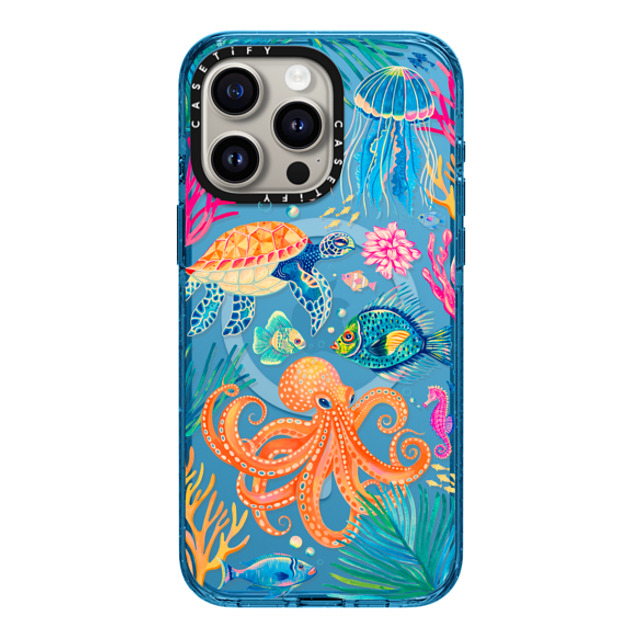 Grace Andersson x CASETiFY iPhone 15 Pro Max Case Animal,Nature Cyan Blue Impact Case MagSafe Compatible Under the Sea 2 by Grace Andersson Father's Day Grace Andersson x CASETiFY iPhone 15 Pro Max Case Animal,Nature Cyan Blue Impact Case MagSafe Compatible Under the Sea 2 by Grace Andersson Father's Day
