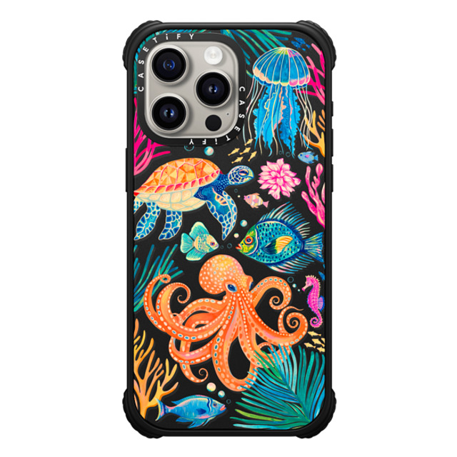 Grace Andersson x CASETiFY iPhone 15 Pro Max Case Animal,Nature Matte Black ウルトラ インパクトケース MagSafe 対応 Under the Sea 2 by Grace Andersson Father's Day Grace Andersson x CASETiFY iPhone 15 Pro Max Case Animal,Nature Matte Black ウルトラ インパクトケース MagSafe 対応 Under the Sea 2 by Grace Andersson Father's Day