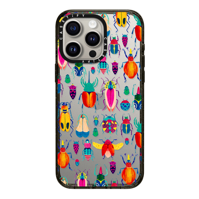 Grace Andersson x CASETiFY iPhone 15 Pro Max ケース ブラック インパクトケース Bugs by Grace Andersson