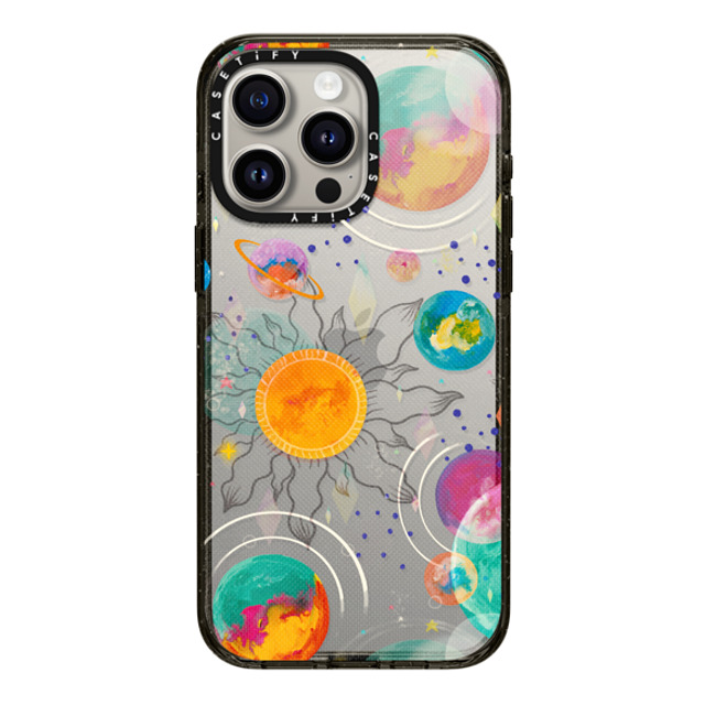 Grace Andersson x CASETiFY iPhone 15 Pro Max ケース ブラック インパクトケース Intergalactic by Grace Andersson