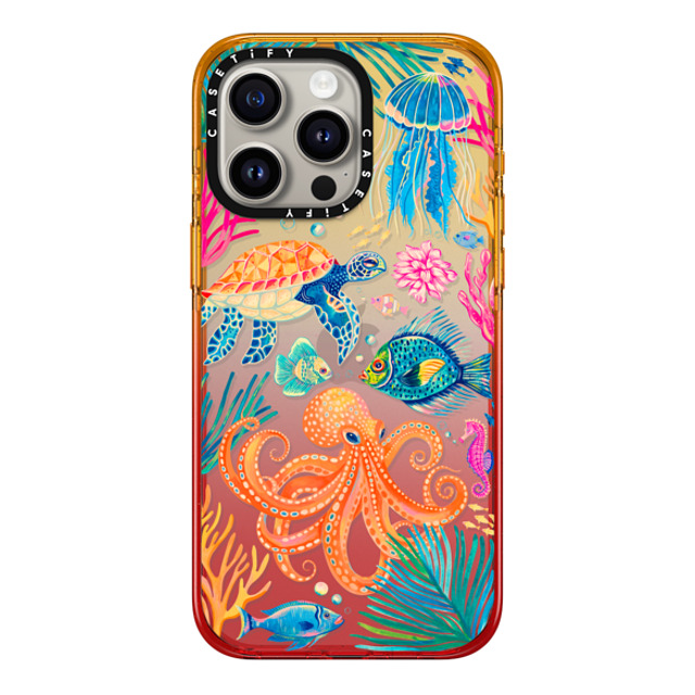 Grace Andersson x CASETiFY iPhone 15 Pro Max ケース Peach Haze インパクトケース Under the Sea 2 by Grace Andersson Grace Andersson x CASETiFY iPhone 15 Pro Max ケース Peach Haze インパクトケース Under the Sea 2 by Grace Andersson