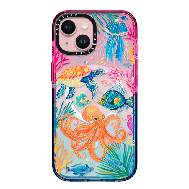 Grace Andersson x CASETiFY iPhone 15 ケース Cotton Candy インパクトケース MagSafe対応 Under the Sea 2 by Grace Andersson